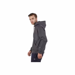 Reverse Weave Pullover Hooded Sweatshirt - OXFORD gRAY - M(D0102H7YW5X)