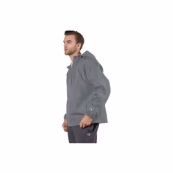 Adult Packable Anorak 14 Zip Jacket - BLAcK - SD0102H7Y3RT