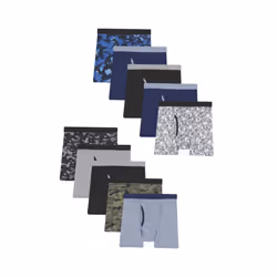 Hanes Boys And Toddler Underwear Comfort Flex Comfortsoft Briefs Multiple Packs Available Boxer Multicolor - 10 Pack X-La ...