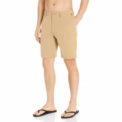 Quiksilver Men's Union Amphibian Hybrid 20 Inch Outseam Water Friendly Short Plage Heather 30