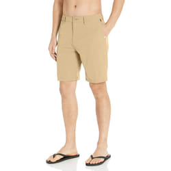 Quiksilver Men's Union Amphibian Hybrid 20 Inch Outseam Water Friendly Short  Plage Heather  30