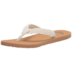 Roxy womens Porto Flip Flop Sandal  Natural  5 US