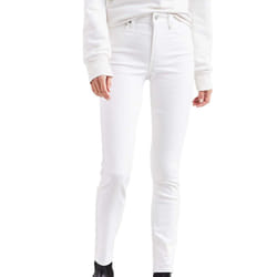Levi's Women's 721 High Rise Skinny Jeans  Soft Clean White  33 US 16 M
