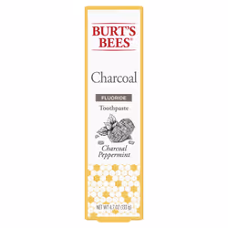 Burts Bees Toothpaste Charcoal with Fluoride Peppermint 4.7 oz