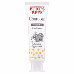 Burts Bees Toothpaste  Charcoal with Fluoride  Peppermint  4.7 oz
