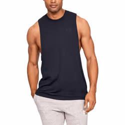Under Armour Men's Sportstyle Left Chest Cut-Off T-Shirt Black (001)