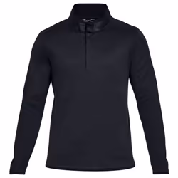 Under Armour Mens Crestable Storm Fleece Snap Golf Sweater - S, Black