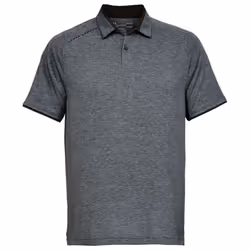 Under Armour Mens Tour Tips Fast Drying Stretch Polo Shirt - S, Black