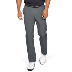 Under Armour Mens EU Performance Taper Stretch Sweat Wicking Golf Trousers - 30-34, Pitch Grey