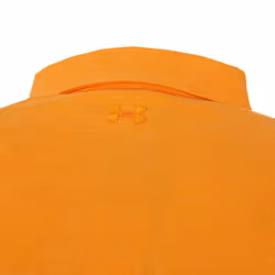 Under Armour Mens CC Scramble Charged Cotton Stretch Golf Polo Shirt - M, Hero Orange