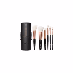 Morphe Rose Away Makeup Brushes - 6 Piece Makeup Brush Set of Eye and Face Brushes - Made with Synthetic Bristles and Include ...