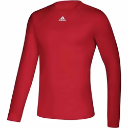 adidas Creator Long Sleeve Tee Shirt EK0129_Red/White MD