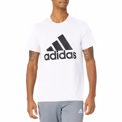 adidas Men's Badge of Sport Tee White X-Large