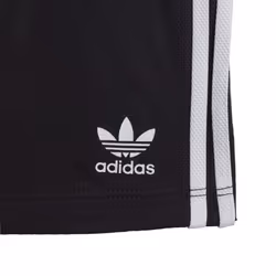 adidas Originals unisex baby Trefoil Shorts Tee Set T Shirt  White/Bla