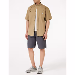 Carhartt mens Rugged Flex Relaxed Fit Canvas Work Cargo Shorts  Shadow