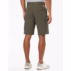 Carhartt mens Rugged Flex Relaxed Fit Canvas Work Cargo Shorts  Tarmac