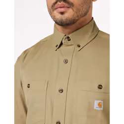 Carhartt mens Rugged Flex Rigby Short Sleeve (Big & Tall) Work Utility