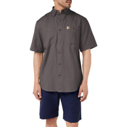 Carhartt mens Rugged Flex Rigby Short Sleeve (Big & Tall) Work Utility