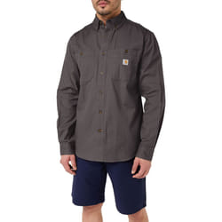 Carhartt mens Rugged Flex Rigby Long Sleeve (Big & Tall) Work Utility