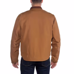 Carhartt mens Relaxed Fit Duck Blanket-lined Detroit Jacket Work Utili