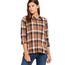 Carhartt Women's Fairview Plaid Shirt  Brown  Extra Small