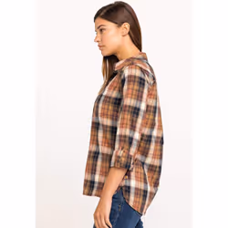 Carhartt Women's Fairview Plaid Shirt  Brown  Extra Small