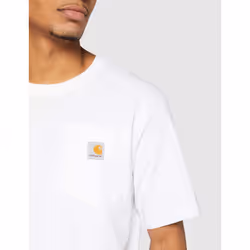 Carhartt Men's Relaxed Fit Heavyweight T-Shirt  White  Large - Additional view 2