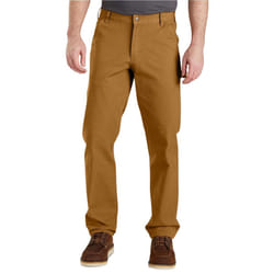 Carhartt Men's Rugged Flex Relaxed Fit Duck Utility Work Pant  Brown