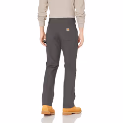 Carhartt Men's Rugged Flex Relaxed Fit Duck Dungaree Pant  Gravel  44W