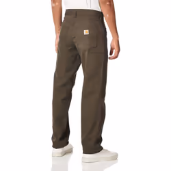 Carhartt Mens Rugged Flex Relaxed Fit Canvas 5-pocket Work Utility Pan