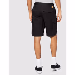 Carhartt mens Rugged Flex Relaxed Fit Canvas Work Cargo Shorts  Black