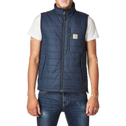 carhartt Mens Rain Defender Relaxed Fit Lightweight Insulated Vest  Navy  Medium