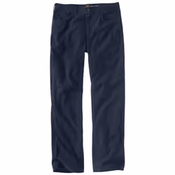 Carhartt mens Rugged Flex Rigby Five Pocket Work Utility Pants  Navy  32W x 32L US