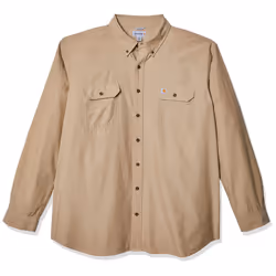 Carhartt Men's Loose Fit Midweight Chambray Long-Sleeve Shirt (Big & T