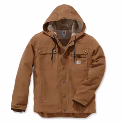 Carhartt mens Bartlett Jacket Big & Tall Work Utility Outerwear Carhartt Brown 5X-Large US