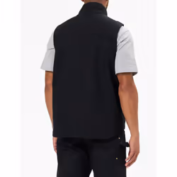 Carhartt Men's Sherpa Lined Mock-Neck Vest  Black  Large