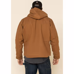 Carhartt Men's Relaxed Fit Washed Duck Sherpa-Lined Jacket  Brown  Large/regular