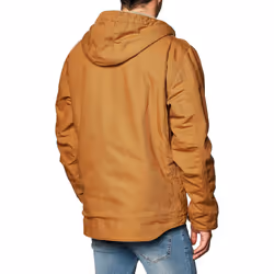 Carhartt Men's Relaxed Fit Washed Duck Sherpa-Lined Jacket  Carhartt Brown  Medium