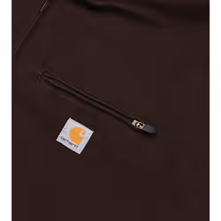 Carhartt Men's Relaxed Fit Washed Duck Sherpa-Lined Jacket  Dark Brown  Medium