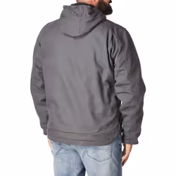 Carhartt Men's Relaxed Fit Washed Duck Sherpa-Lined Jacket  Gravel  Medium