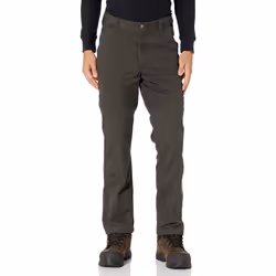carhartt Mens Rugged Flex Relaxed Fit canvas Flannel-Lined Utility Work Pant Peat 32 x 32