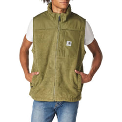 Carhartt Men's Yukon Extremes Wind Fighter Fleece Vest Burnt Olive X-Large