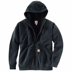 carhartt Mens Rain Defender Loose Fit Midweight Thermal-Lined Full-Zip Sweatshirt  carbon Heather  Large