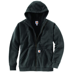carhartt Mens Rain Defender Loose Fit Midweight Thermal-Lined Full-Zip Sweatshirt  carbon Heather  Small