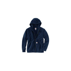 carhartt mens Rain Defender Loose Fit Midweight Thermal-lined Full-zip Sweatshirt  New Navy  Small US
