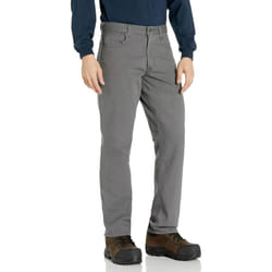 carhartt Mens Rugged Flex Rigby Five Pocket Pant  gravel  31 x 28