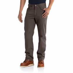 Carhartt mens Rugged Flex Rigby Five Pocket Big & Tall Work Utility Pants  Dark Coffee  52W x 30L US