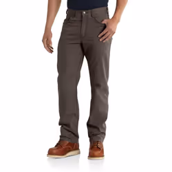 Carhartt mens Rugged Flex Rigby Five Pocket Big & Tall Work Utility Pants  Dark Coffee  54W x 30L US