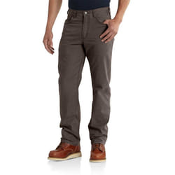 Carhartt mens Rugged Flex Rigby Five Pocket Big & Tall Work Utility Pants  Dark Coffee  54W x 30L US