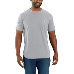 Carhartt Men's Force Relaxed Fit Midweight Short-Sleeve Pocket T-Shirt  Heather Grey  XX-Large
